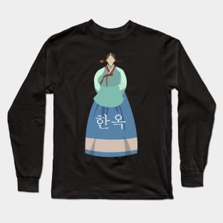 Korean Hanbok Long Sleeve T-Shirt